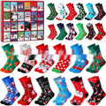 Christmas socks blind box containing one random resin craft ornament for holiday decorations