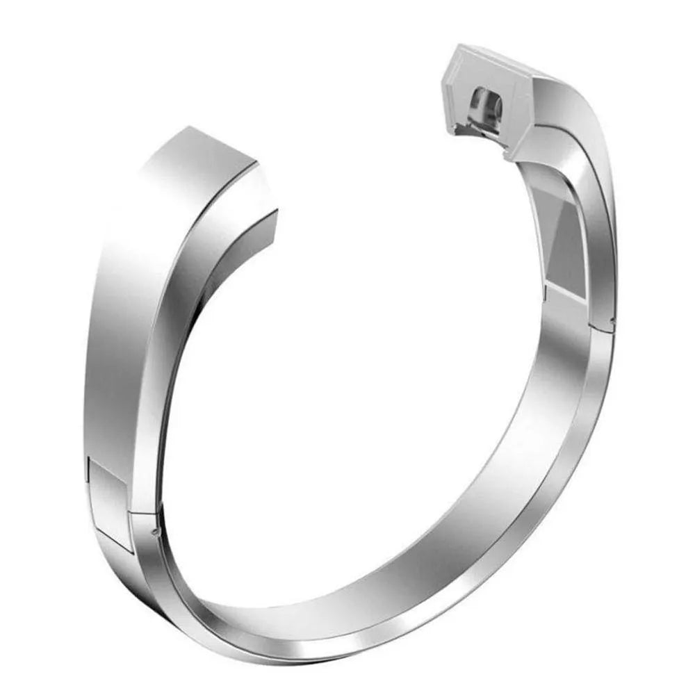 Fitbit Alta 304 stainless steel bracelet replacement band with deployment buckle for smart watch