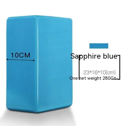 EVA foam yoga block in various colours for dance and fitness support