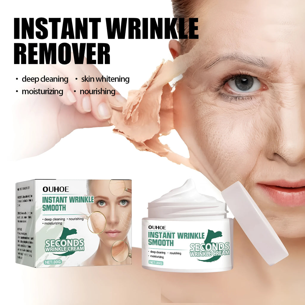 30g anti-aging anti-wrinkle face cream jar for daily hydration and wrinkle reduction
