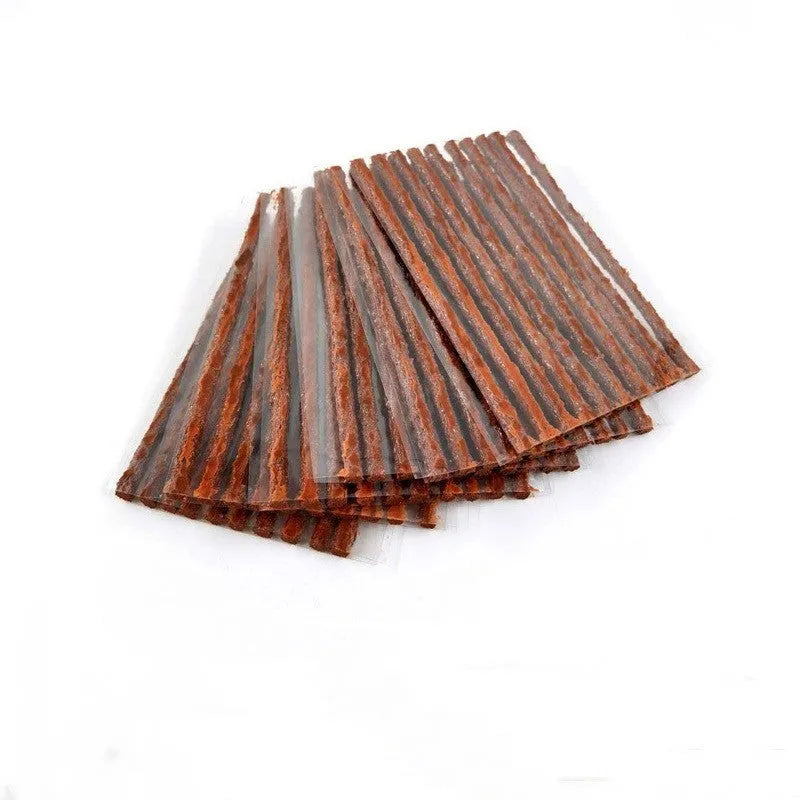 Butyl rubber car tire repair strip 3.5mm x 100mm black and brown options for puncture repair