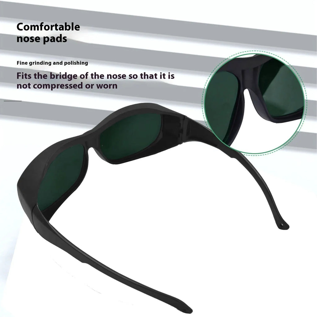 PC protective goggles for laser and optical radiation safety from 200 to 2000 nm