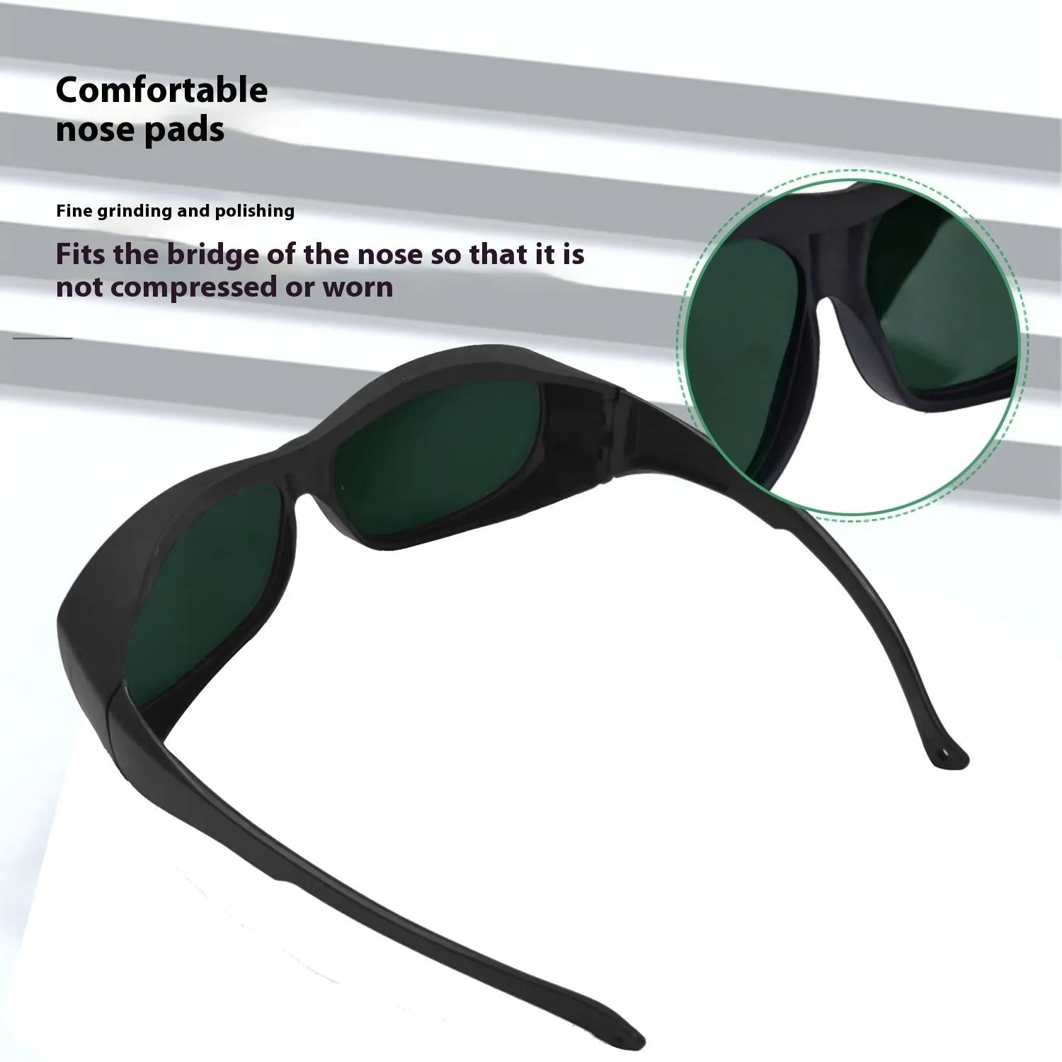 PC protective goggles for laser and optical radiation safety from 200 to 2000 nm