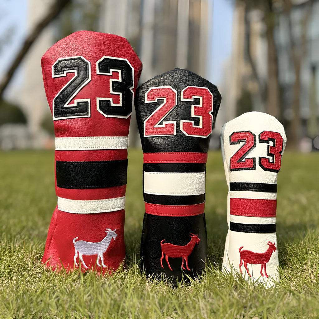 Ram golf club sleeve in PU material for No 1 Fairway wooden pole and square putter head protection.