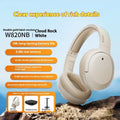 Double Gold Standard Version active noise reduction Bluetooth headset in gray over-ear design