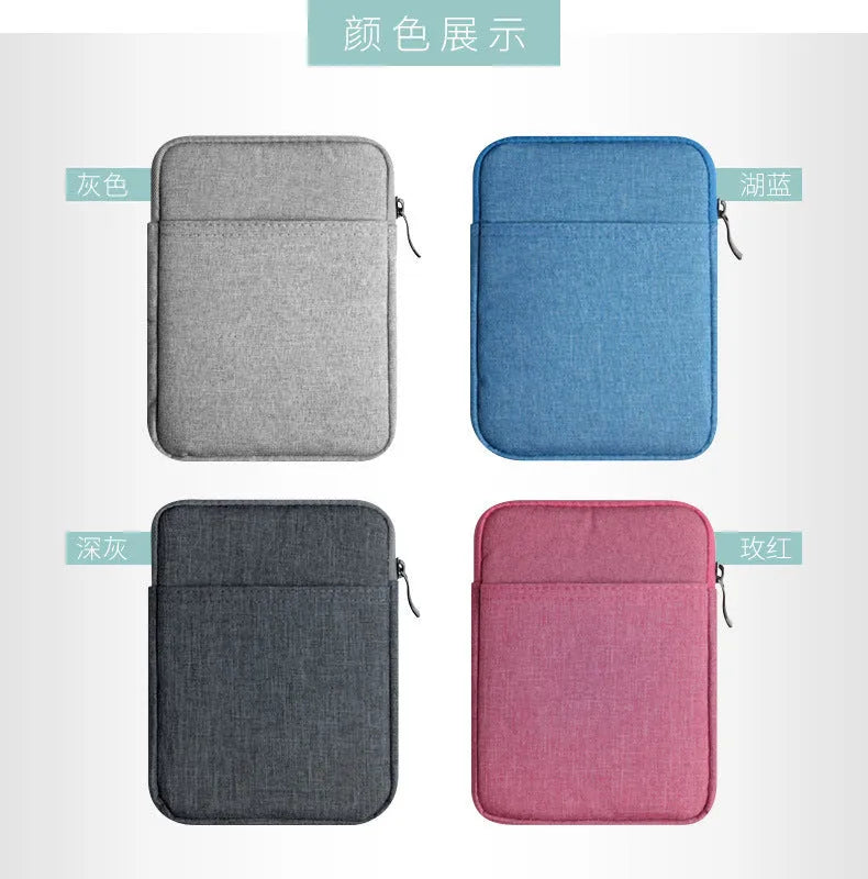 Waterproof plush iPad case in black for 10-inch Apple models