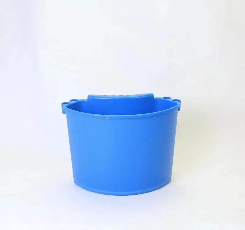 PP plastic car wash bucket in black, blue, pink, or red with 8-litre capacity