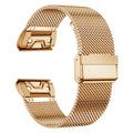 Stainless steel strap for Garmin Fenix 7X 7Pro 6X 6 watches in silver, black, gold, rose gold colours