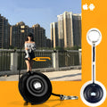 Black Bluetooth selfie remote control for wireless photography with 10m range