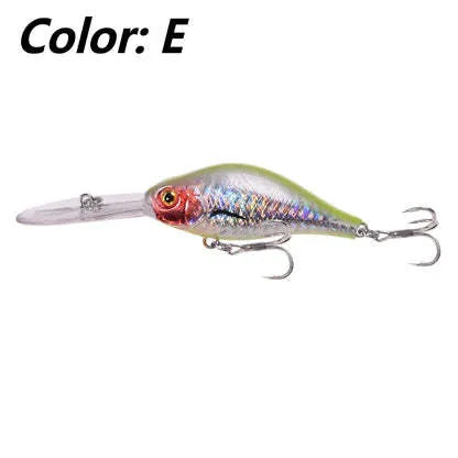 Little Fat Man Mino deep diving fishing lure measuring 10.5cm in various colour options