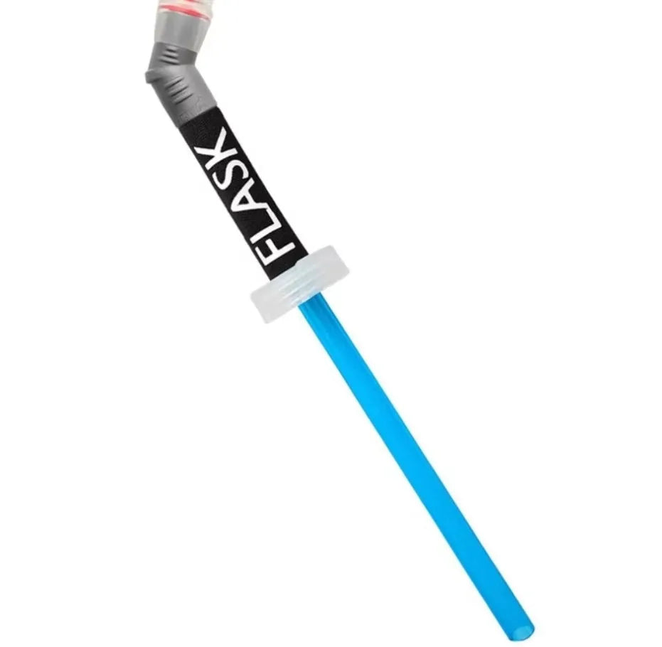 Plastic portable straw with off-road rough design for mountain climbing and biking hydration