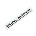 Tesla Model 3 performance bumper sticker in ABS plastic measuring 19cm by 3cm