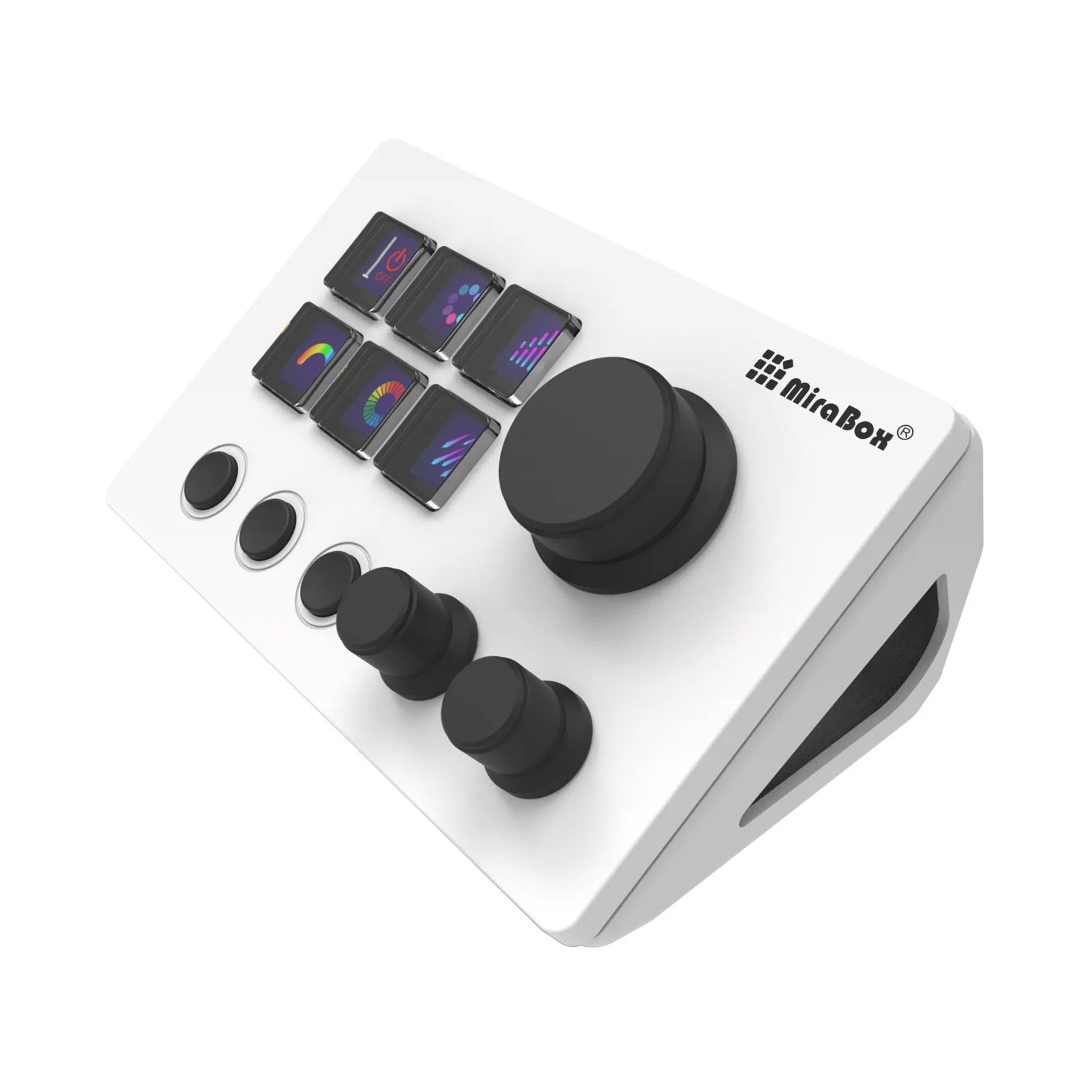 Visual Keyboard N3 silicone keypad with numeric keys in black or white, shown with USB cable.