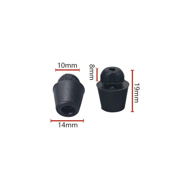 10 rubber automobile buckle trunk shock absorption buffers in colour X16