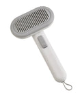 Large pet grooming comb with shaver and detangler in light grey colour