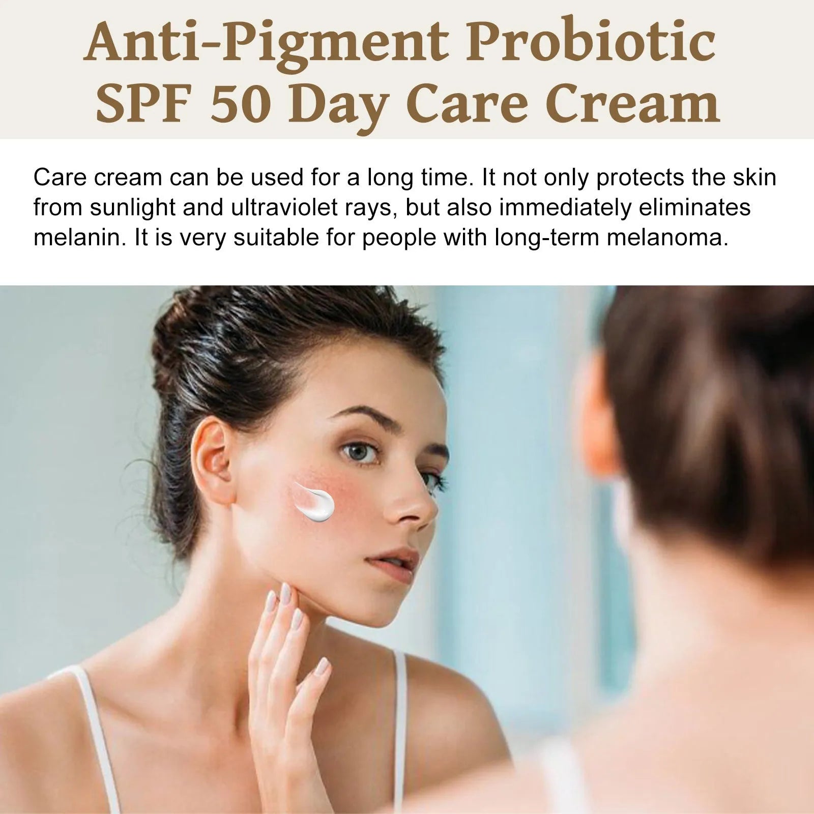 50g jar of probiotics protective cream with brightening and skin colour correction properties