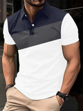Men's loose fit short sleeve t-shirt with a colourful 3D digital printed pattern on the front.
