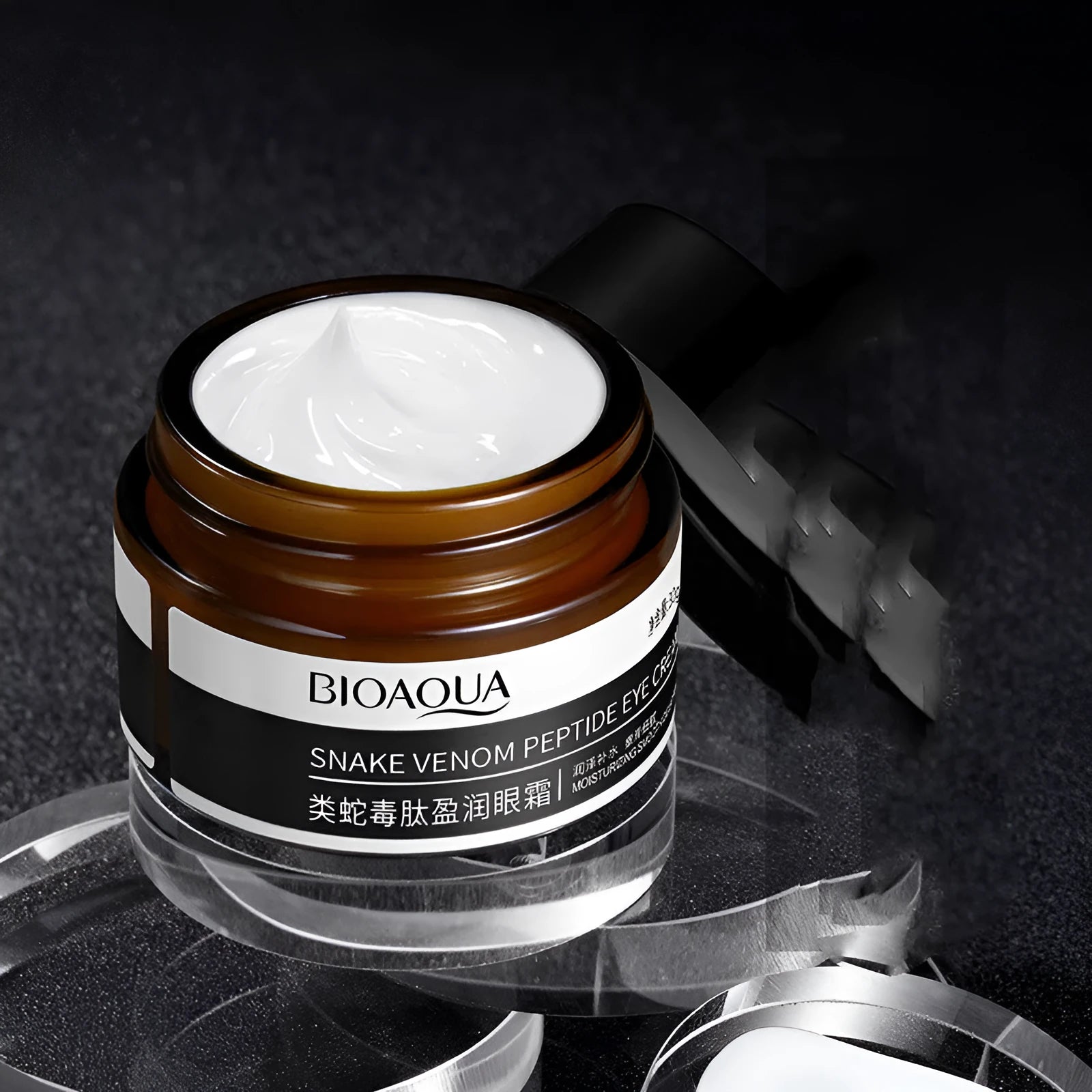 30g peptide firming eye cream jar for dark circle care and moisturisation