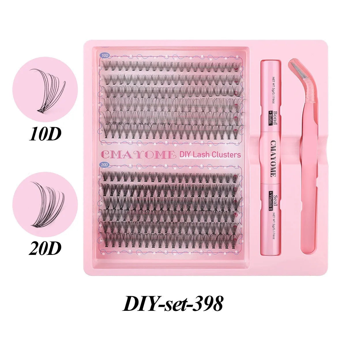 DIY single cluster false eyelashes individual artificial fibre lashes for custom volume
