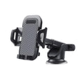 Black universal car phone holder for mobile devices between 4.0 and 7.0 inches