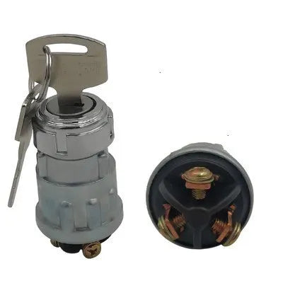 Copper ignition switch for trucks and forklifts, JK423 style variant