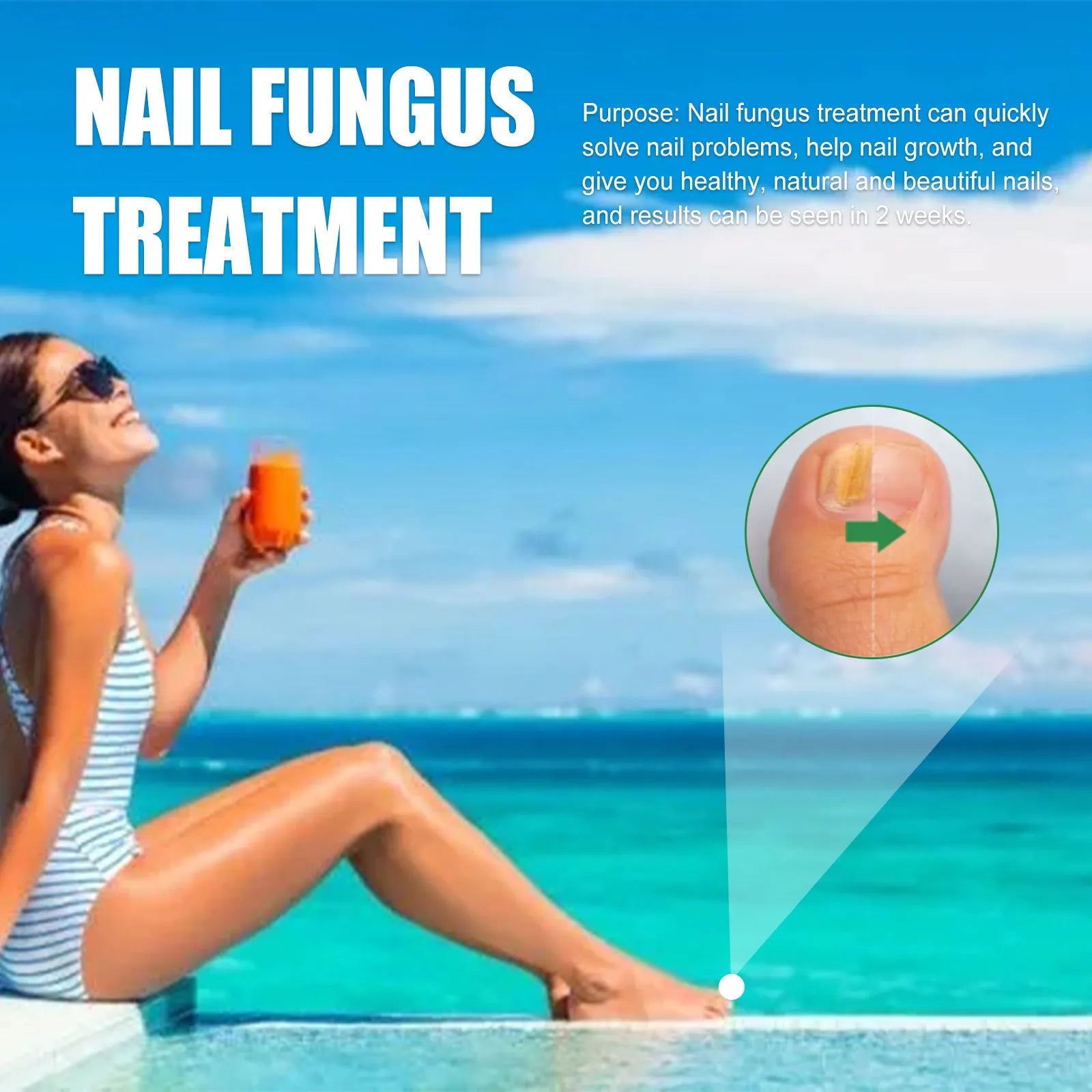 30ml bottle of tea tree oil foot and nail care solution for finger and toenail nutrition