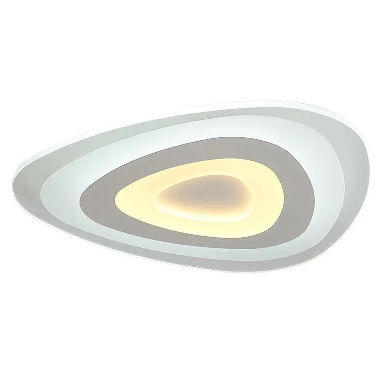 Creative triangle LED ceiling lamp in modern simplicity style for bedroom or dining room