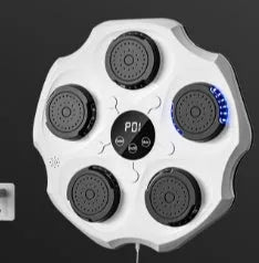 Black Bluetooth music boxing wall target mounted on wall with included boxing glove
