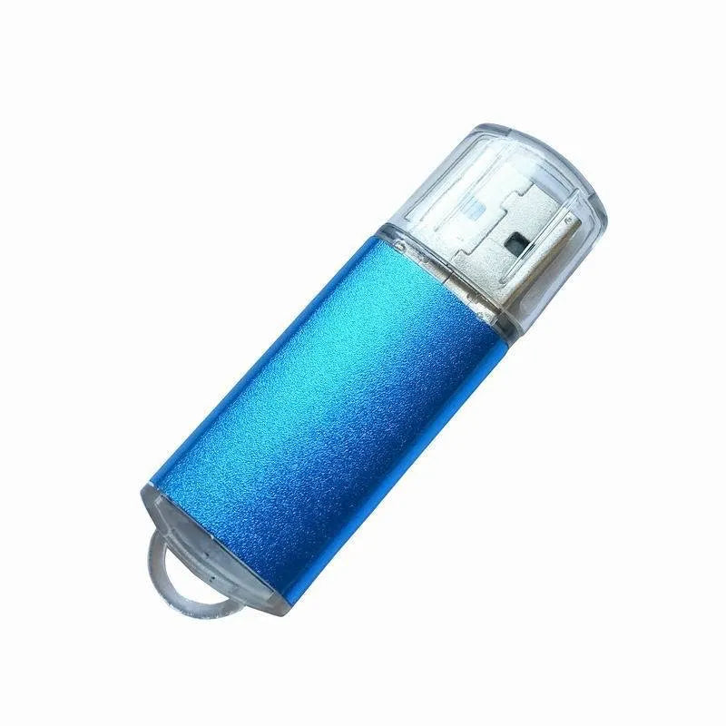 USB software encryption lock dongle with metal shell, shown in multiple colour options including black, blue, and red.