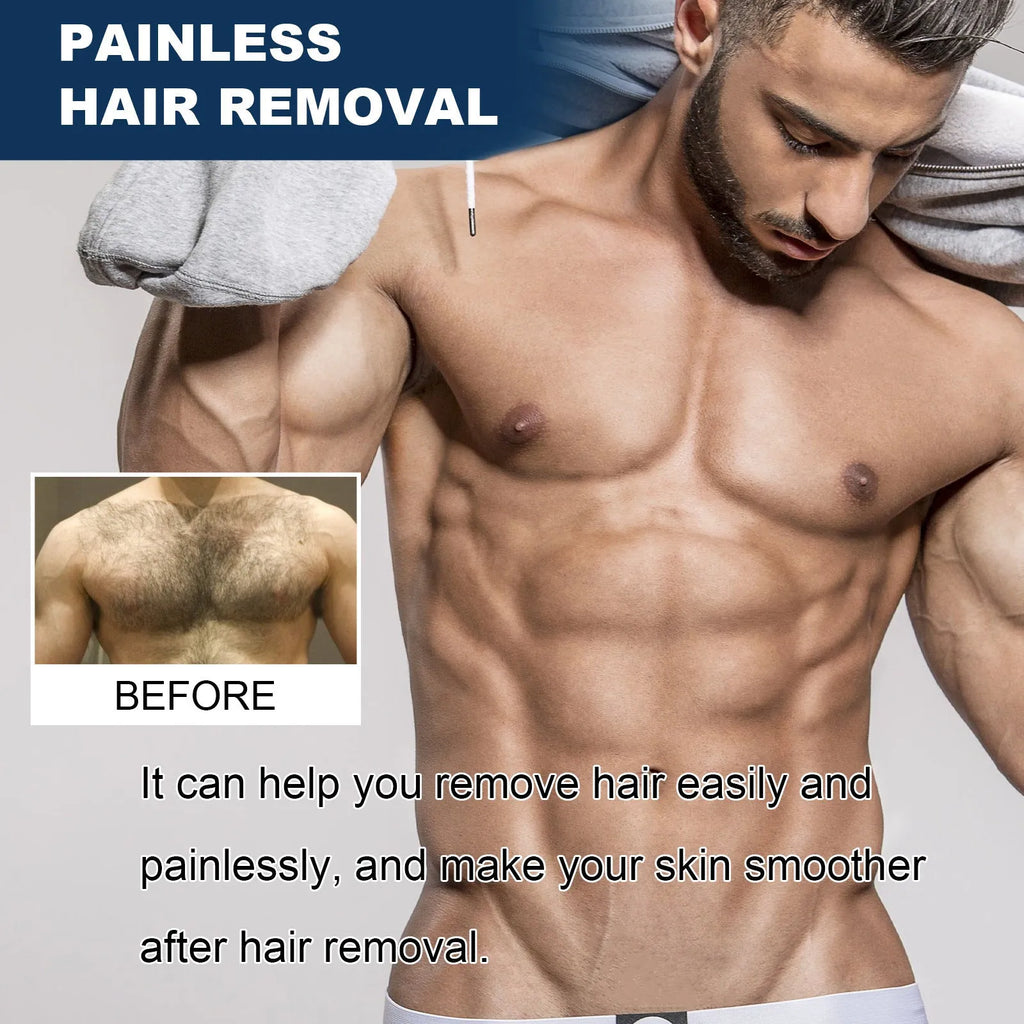 100ml men's hair removal cream for beard, armpit, hand and leg depilation