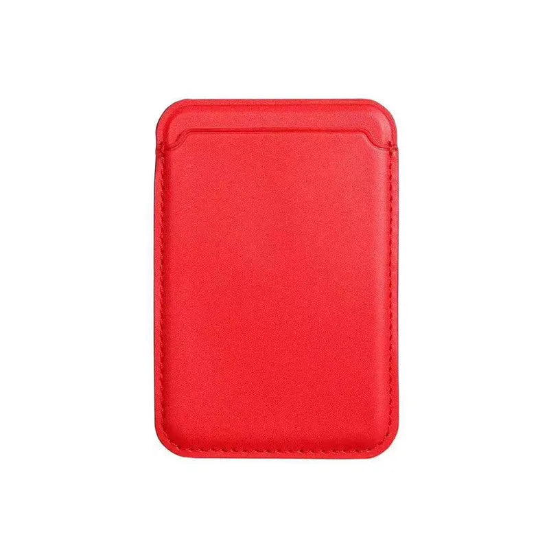 Magnetic card holder iPhone case in PU leather with MagSafe compatibility in multiple colour options