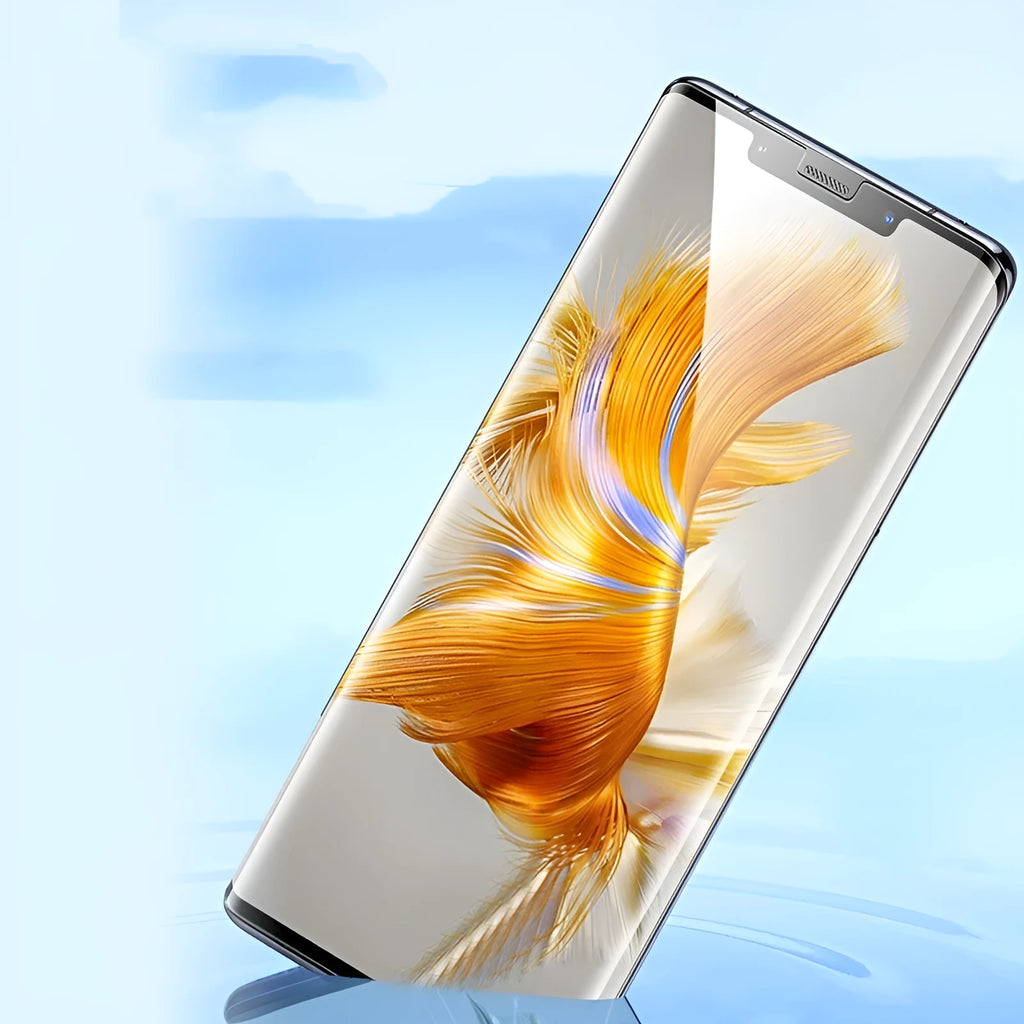 Huawei Mate60 TPU screen protector with anti-fingerprint coating and application tools