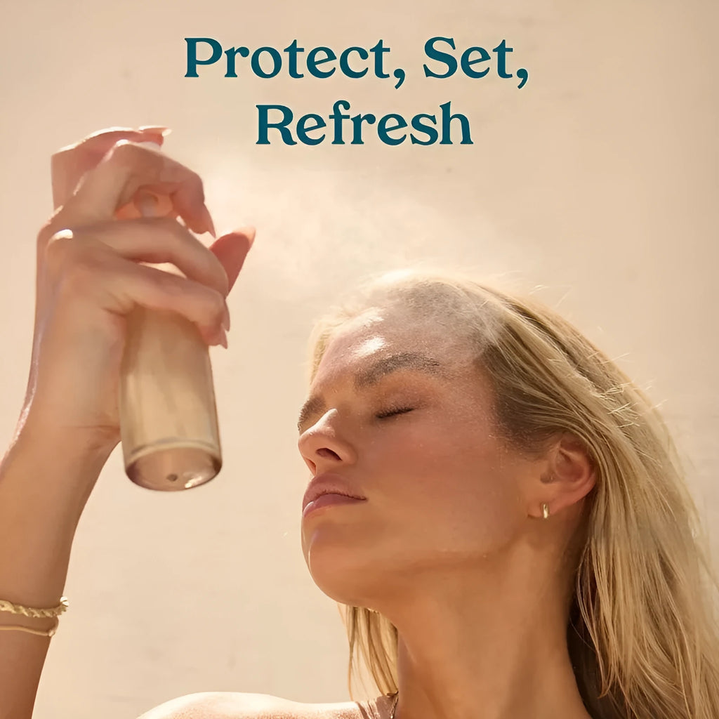 75ml bottle of moisturising and nourishing facial toner and makeup setting spray