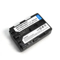 Black Sony NP-FM50 compatible charging set with battery and charger