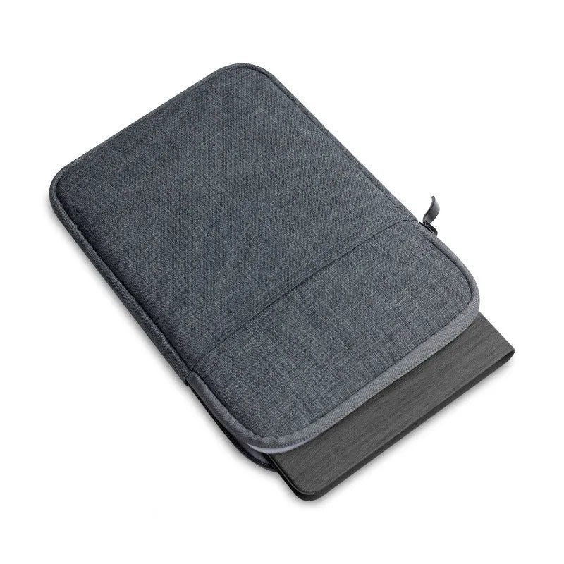 Waterproof plush iPad case in black for 10-inch Apple models