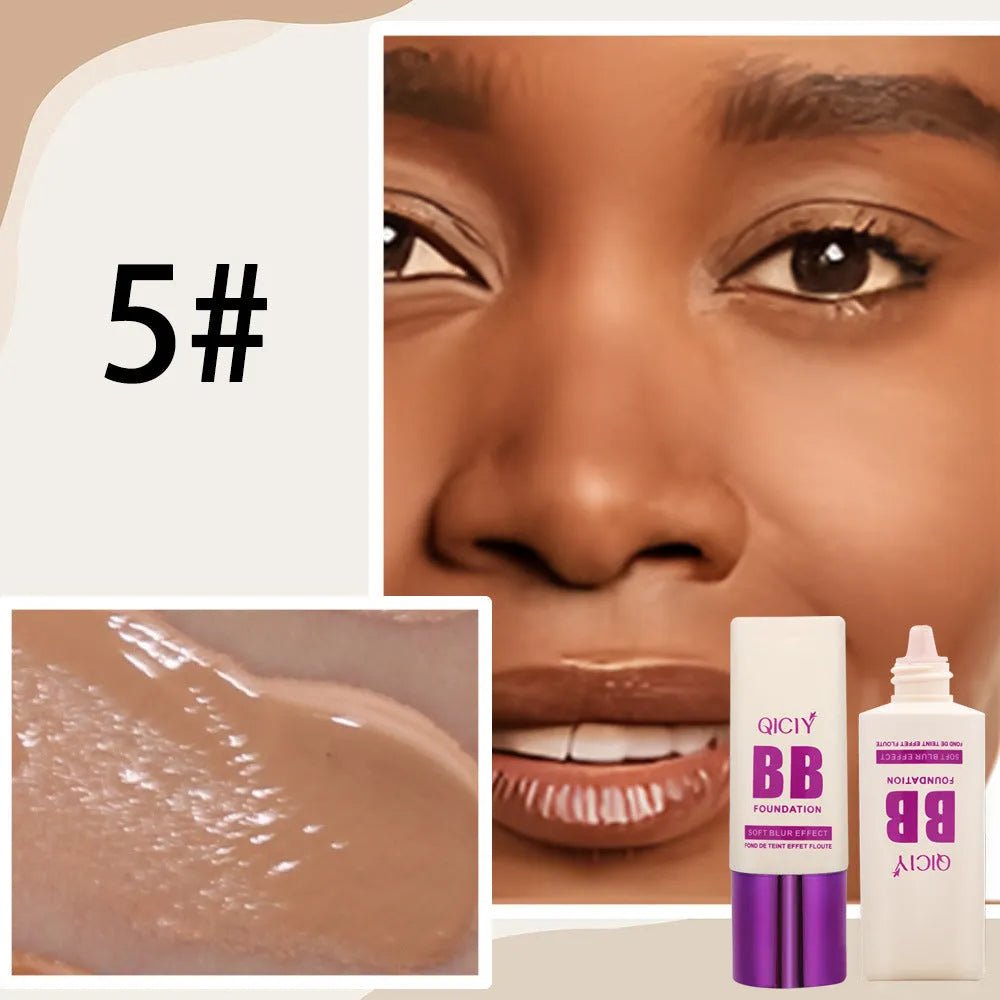 BB cream foundation concealer in a feeding bottle with ten shade options for brightening and repair.