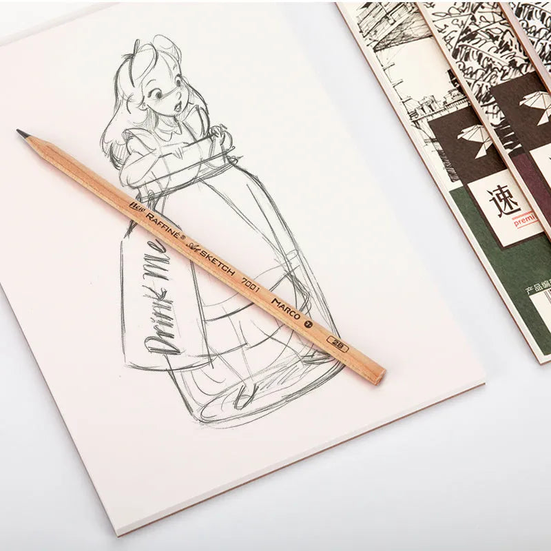 A4 sketchbook with spiral coil binding and 160g paper for drawing and colouring