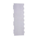 Stainless steel cream scraper cake decorating tool with polygon pattern edge