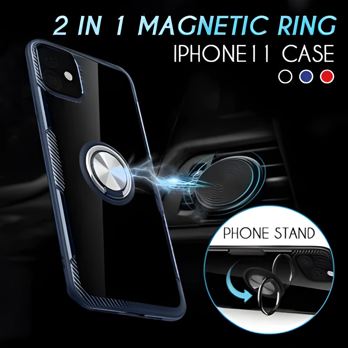 Slim black TPU and PU leather back cover case for iPhone 11 Pro Max