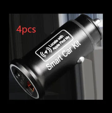 Black car charger GPS locator tracking device for vehicle security with ABS plastic housing