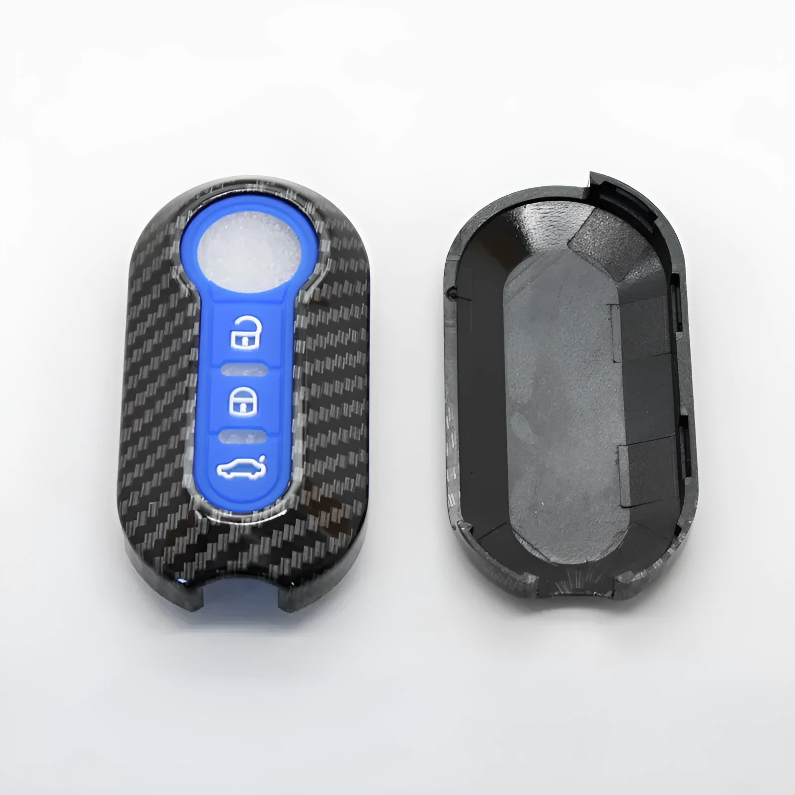Fiat 500 Boyue Ottimo Viaggio remote key shell in ABS plastic