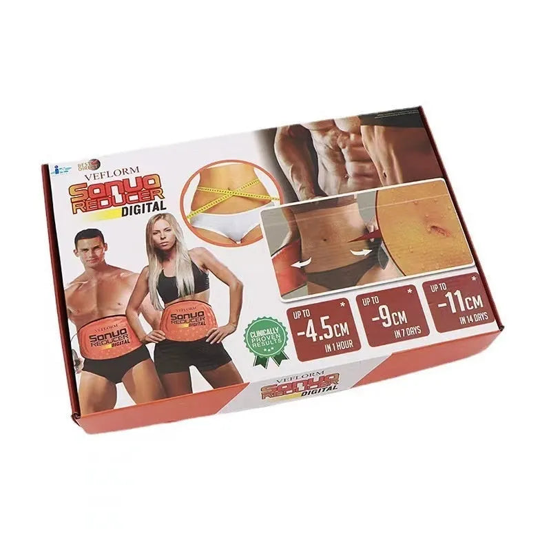 Hot compress waist support belt for sauna massage and fat burning during yoga