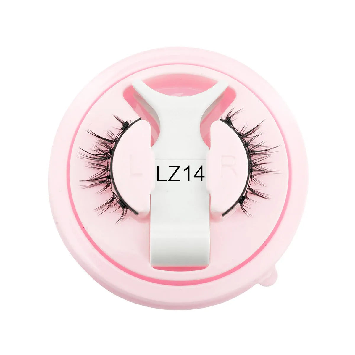 Reusable waterproof glue-free false eyelashes in artificial fibre with thick natural appearance