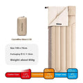 Four seasons portable camping sleeping bag showing Jiangnan spring colour with storage bag