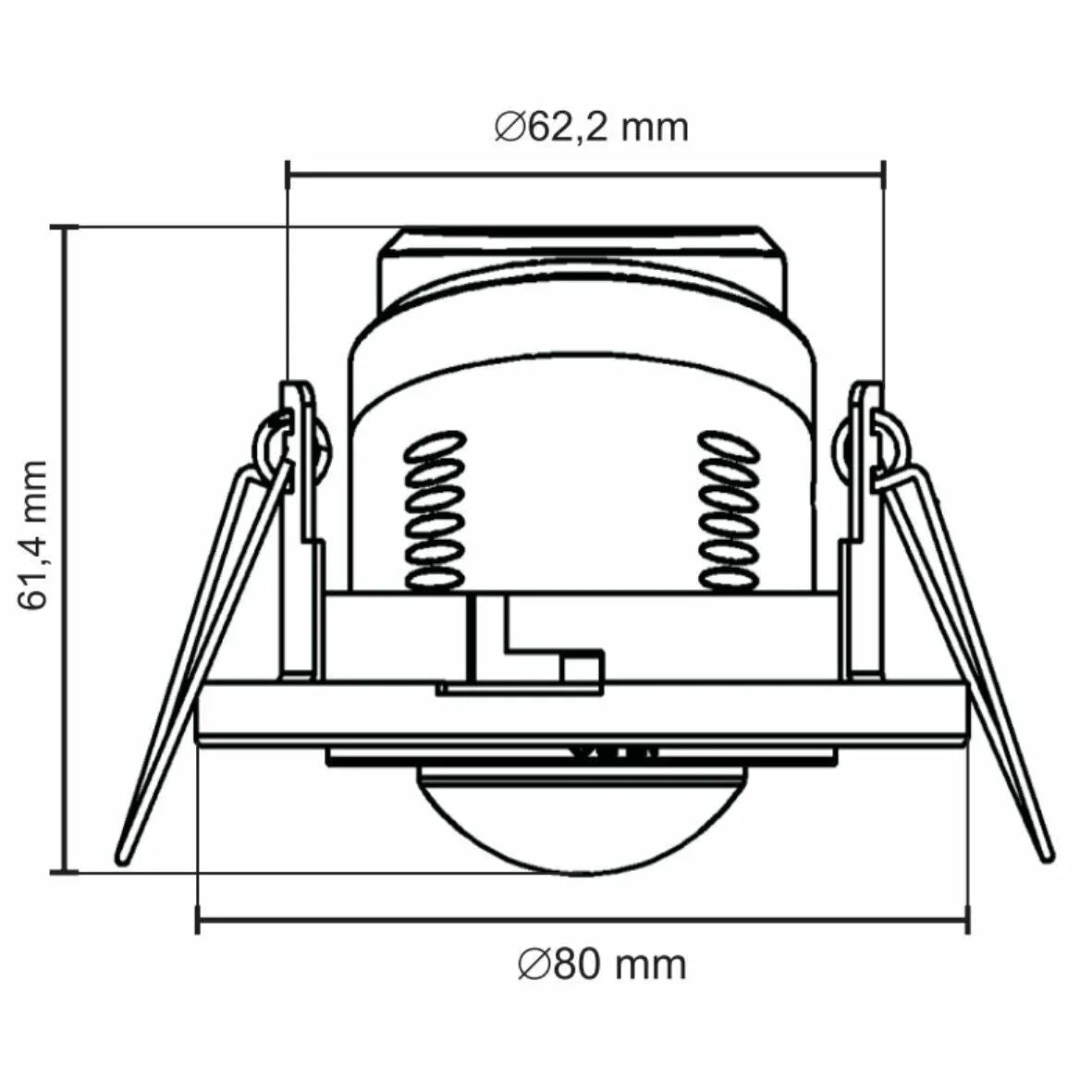 PIR26 infrared body sensor module with 8m adjustable sensing distance and dustproof design