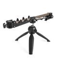 Aluminium ice fishing triangle rod holder bracket with folded legs