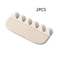 White PVC toilet training splash guard for children's potty training to prevent urine splashing