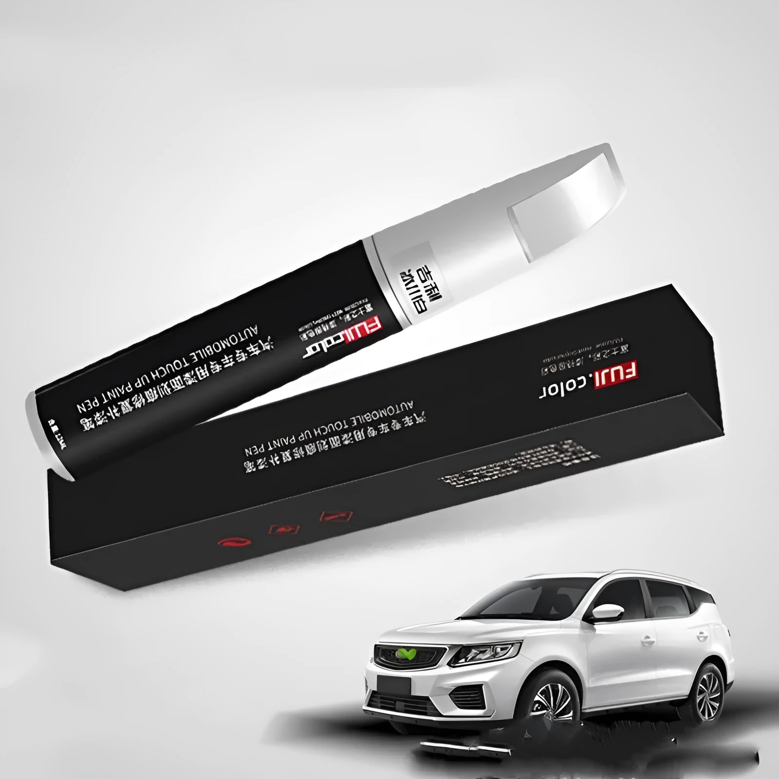 12ml automotive touch-up paint pen with colour-matched paint fixer for vehicle repairs