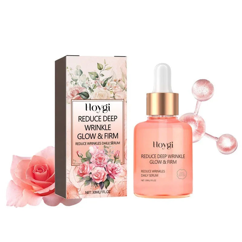 30ml rose essential oil bottle for wrinkles and skin brightening