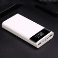 Digital display power bank DIY kit components with plastic shell and circuit board